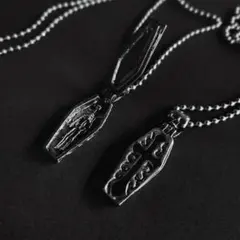 棺　骸骨　ペンダント　ネックレス