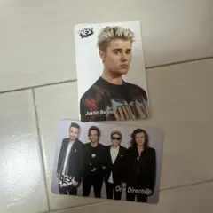 ジャスティンビーバー one direction 香港公式トレカ