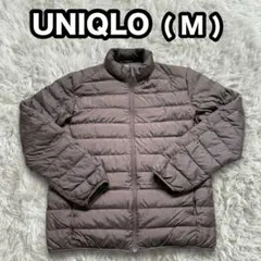 UNIQLO ウルトラライトダウン スタンドネック ショート丈 ブラウン M