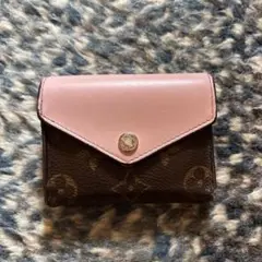 【極美品】Louis Vuitton 希少 二つ折り財布 ピンク/ホワイト 極美品】Louis Vuitton 希少 二つ折り財布 ピンク/ホワイト