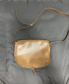 00s ブラウンレザーショルダーバッグ