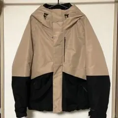 X Shelter 防水ジャケット L ベージュ/ブラック　ワークマン