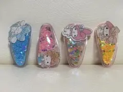 サンリオ キティ シナモン マイメロ シャカシャカ 髪留め ヘアークリップ