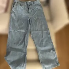 GU ライトブルー デニムパンツ Sサイズ
