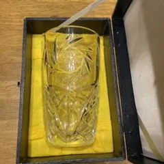 箱付き PARKA CRYSTAL クラスタルグラス 花瓶