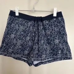 プリンスフラワープリントショートパンツ ネイビーXL