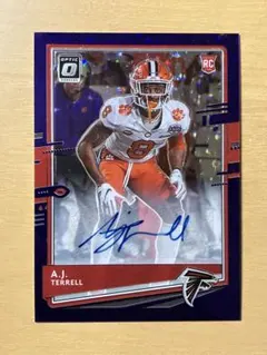 /35 NFL FALCONS AJ TERREL RC OPTIC AUTO