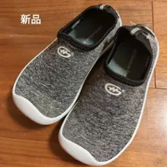 【新品】Hawkins スリッポン 19cm グレー