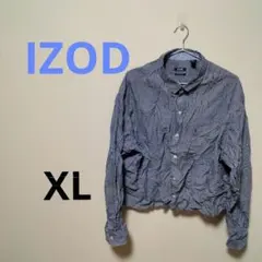一点物！！！IZOD ストライプ 長袖シャツ XL