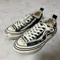 Y's x Vessel コラボ レザースニーカー 22.5 ダイヤル式 黒 Y's x Vessel コラボ レザースニーカー 22.5 ダイヤル式 黒 Y's