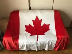 新品 カナダ 国旗 メープルリーフ ふんわり あったか 毛布 ブランケット