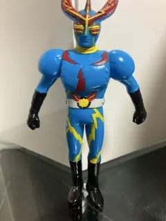 当時物　バンダイ　日本製ソフビ　イナズマン/昭和ビンテージ玩具のサムネイル
