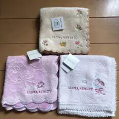 ローラアシュレイ❣️タオルハンカチセット