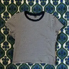 UNIQLO ミニボーダーT Lサイズ