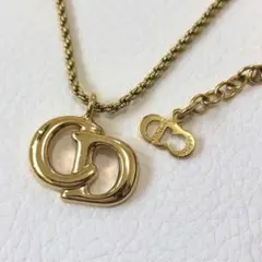 極美品✨　Dior　ネックレス　CD ロゴ　ラインストーン　希少　刻印　692