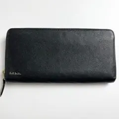 美品　Paul Smith ポールスミス ジップストローグレイン2 長財布　黒のサムネイル