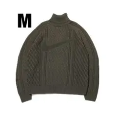 ナイキ ケーブル ニット タートルネック セーターM