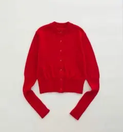 THE SHINZONE LONG RIB CARDIGAN 赤