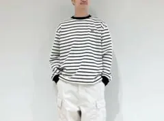 LACOSTE / 別注 カノコ ボーダー ロングスリーブ Tシャツ