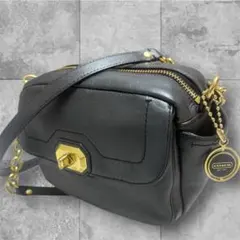 【コーチ】オールドコーチ レザー　クロスボディ　ショルダーバッグ ゴールド金具