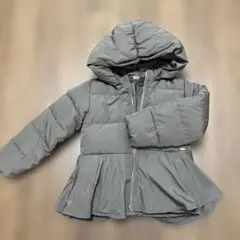 petit main ブラウンダウンコート 130