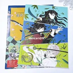 鬼滅の刃 時透無一郎 冨岡義勇 不死川実弥 イラストカード 画展展 限定 ♡