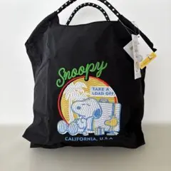 D.KELLY PEANUTS スヌーピー 刺繍 トートバッグ