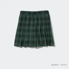 UNIQLO チェックプリーツミニスコート　130