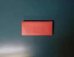 新品 LONGCHAMP 長財布 財布 二つ折り レザー 優しい赤色 ルフローネのサムネイル