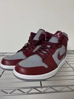 29㎝　Nike Air Jordan 1 グレー/バーガンディ ハイカット
