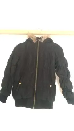 【PENDORA】黒いフード付きダウンコート