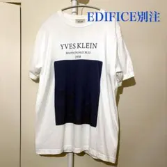 【美品】EDIFICE別注 YVESKLEIN グラフィックTシャツ