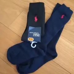 Polo by Ralph Lauren キッズ靴下 2足セット 18-20