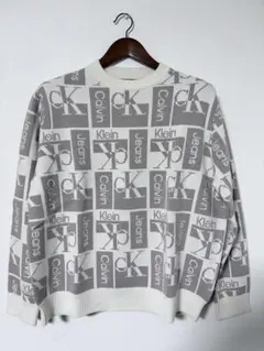 Calvin Klein Jeans 総柄 ニット セーター