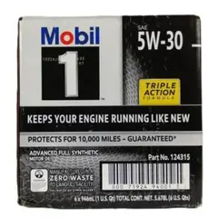 Mobil 1（ モービル1） 10W-30 US1Qtボトル6個 合計6Qt - メルカリ