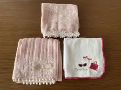 刺繍ハンカチ3枚セット