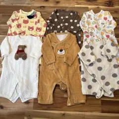 ベビー ロンパース カバーオール 6点セット まとめ売り