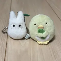 小トトロ ぬいぐるみキーホルダー 三鷹の森ジブリ美術館　すみっこぺんぎん付き