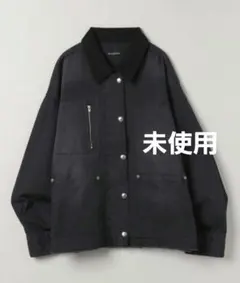 未使用 ジーナシス ポケットワークジャケット ブラック