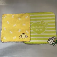 ポムポムプリンとケロケロケロッピ　ウォッシュタオルセットのサムネイル