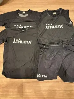 ATHLETA O Rei Lサイズ　ブラック 4点セット