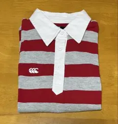 美品 Canterbury カンタベリー ラガーシャツ ボーダー レディースのサムネイル