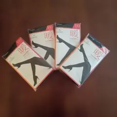 ATSUGI 110デニール やわらか発熱タイツ M-L 4個セット