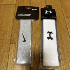 未使用品ヘッドバンド　NIKE アンダーアーマーのサムネイル