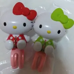 ★レア★SANRIO★エンジェルキティ★ミニハンガー★ひも付ピンチ★3種8点 ☆レア☆SANRIO☆エンジェルキティ☆ミニハンガー☆ひも付ピンチ