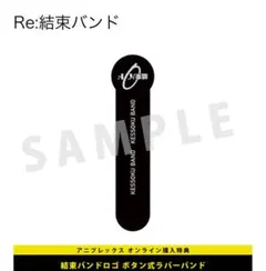 限定 結束バンドRe: ボタン式ラバーバンド & A4クリアファイル セット