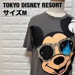 TOKYO DISNEY RESORT ミッキーTシャツ グレー M【2800】のサムネイル