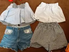 半ズボン ショートパンツ 4枚セット