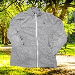 ブリジストン フルジップパーカー グレー LLサイズ ゴルフ ランニングウェア