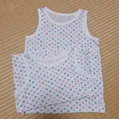 #206 コンビミニ タンクトップ肌着 海柄 2枚セット 120cm